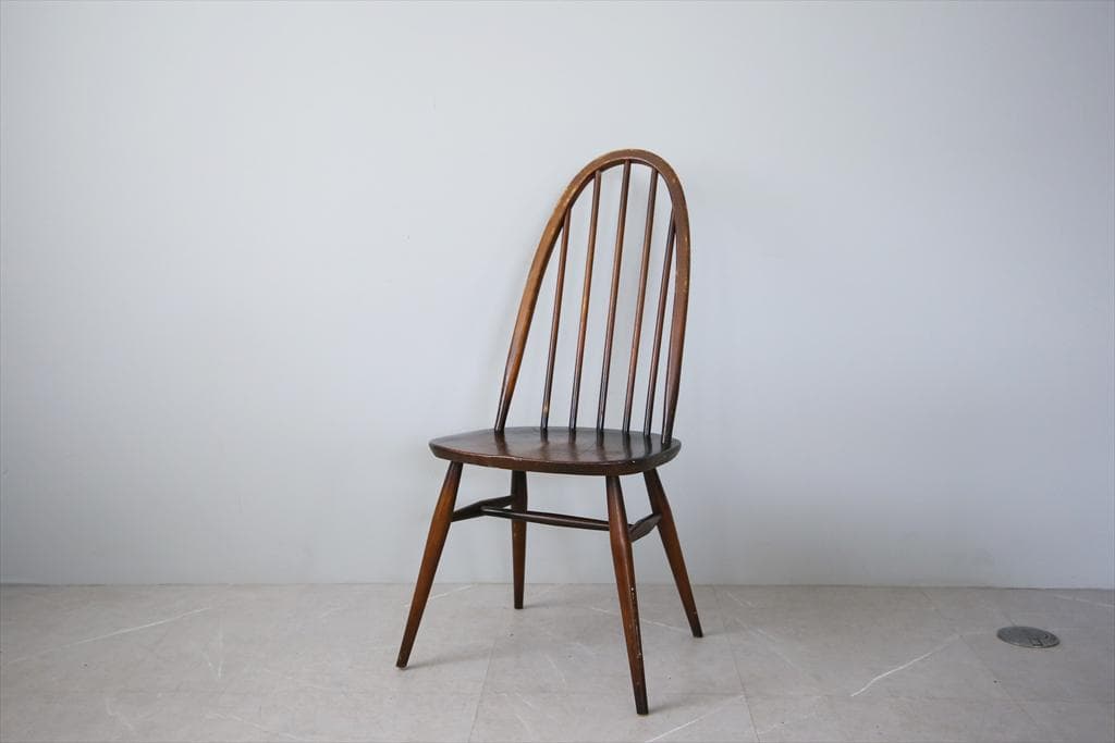 英国アンティークアーコールクエーカーチェア/ダイニングイス(89-115-1)