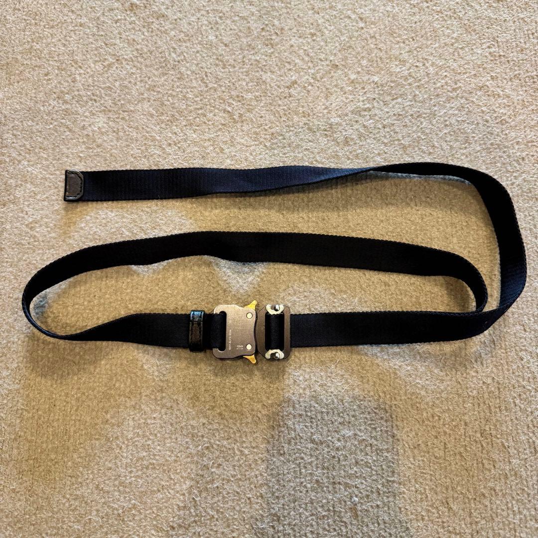 1017 ALYX 9SM ローラーコースターベルト ブラック