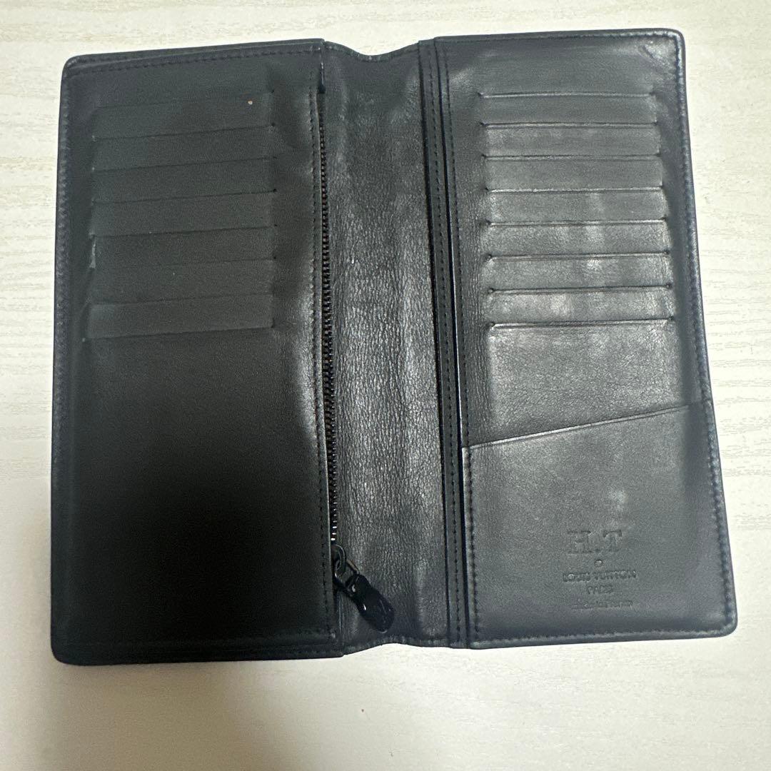 ルイヴィトン モノグラムシャドウ ポルトフォイユブラザ 長財布 ブラック