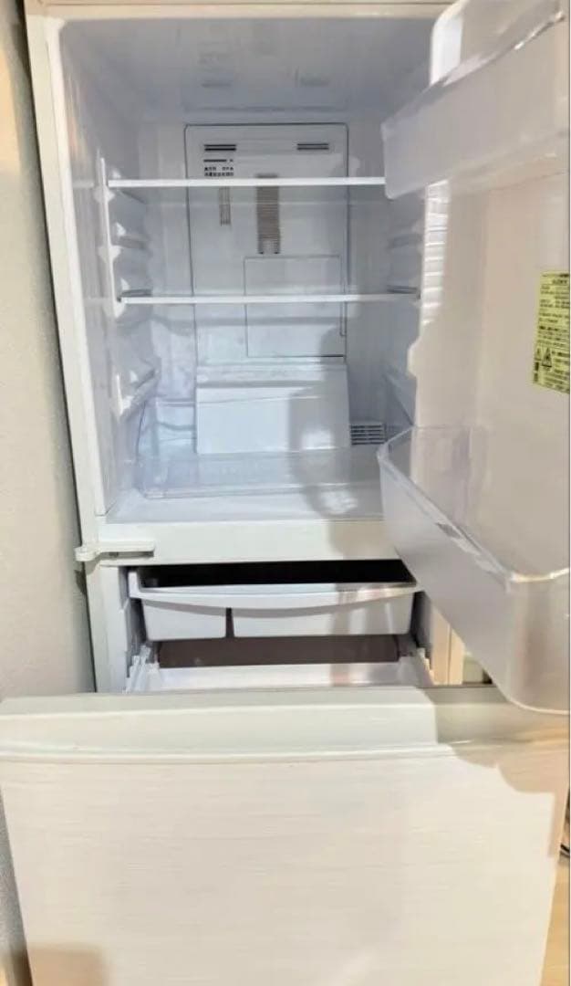 SHARP 冷蔵庫 SJ-D14C-W 137L