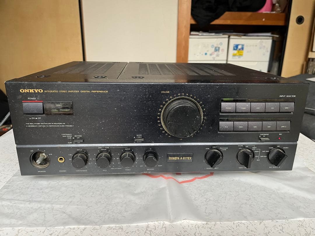 ONKYO Integra A-817EX 統合型ステレオアンプ　ジャンク品