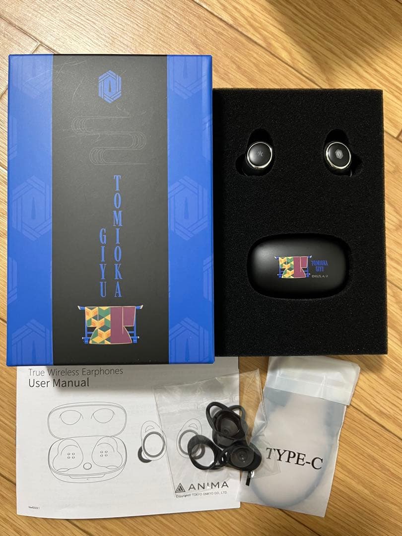 ワイヤレスイヤホン AOW01 MARKⅡ 鬼滅の刃 コラボ 冨岡義勇