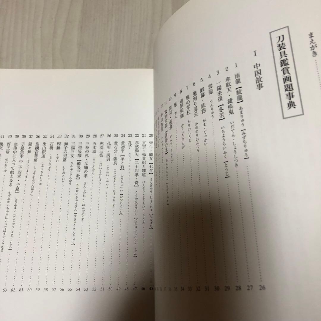 【送料込・希少品】刀装具鑑賞画題事典 / 福士繁雄 著　里文出版