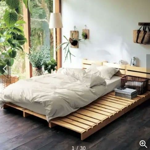 ゆち☆ベルメゾン　すのこ　パレットベッド 6枚②