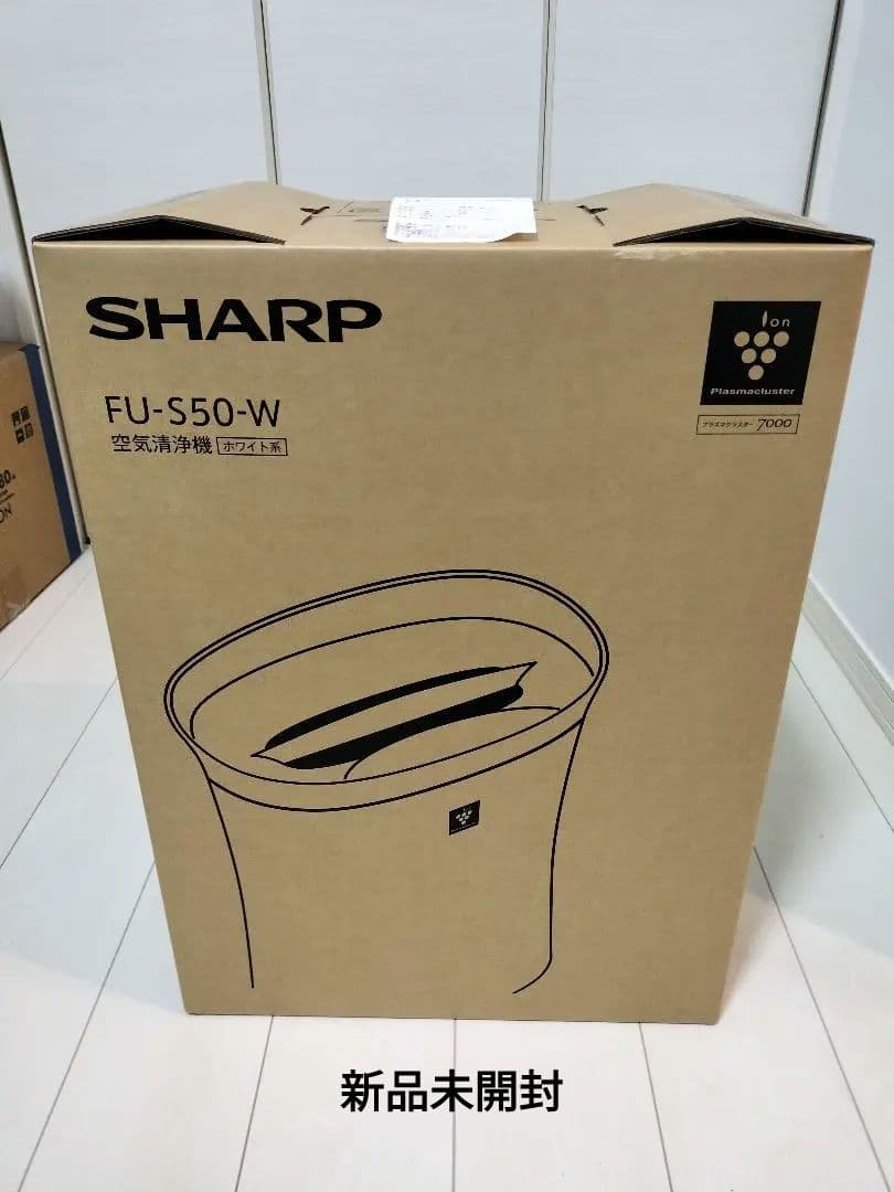 SHARP 空気清浄機 FU-S50-W　プラズマクラスター