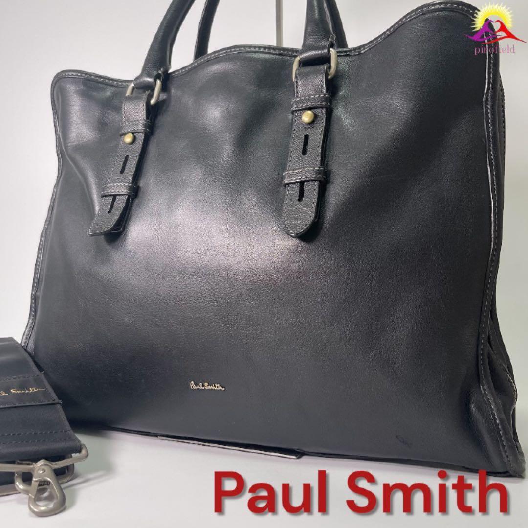 【チェリー様✨】ポールスミスメンズビジネスバッグ2WAYオールレザーヴィンテージ
