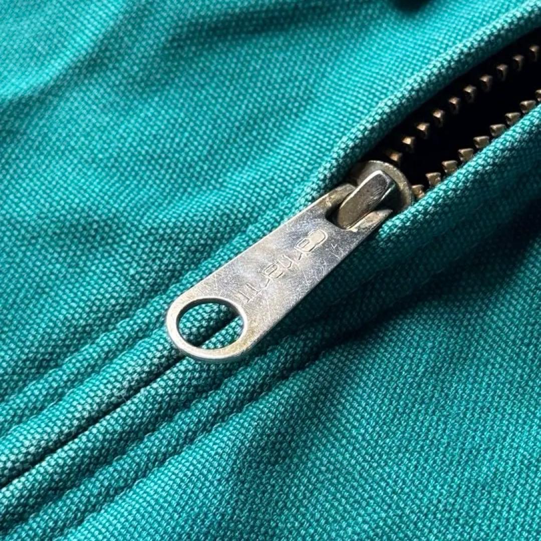 カーハート 星タグ 90s アクティブ ジャケット ターコイズ グリーン ブルー