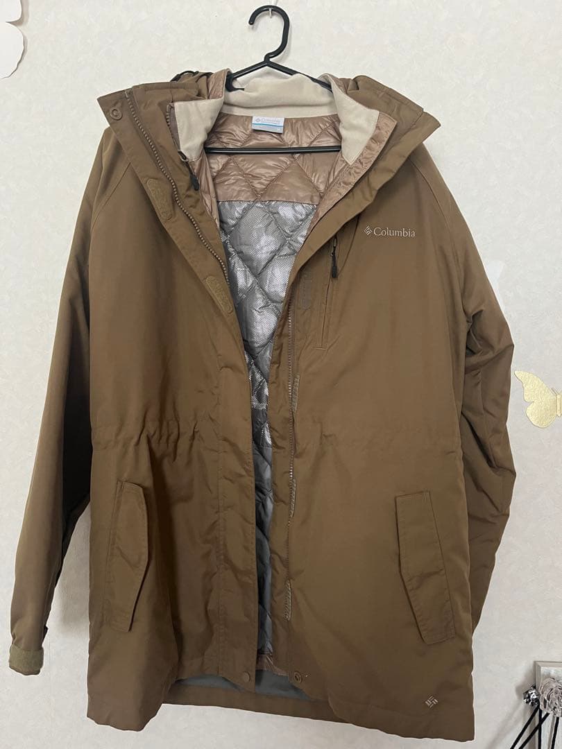 Columbia ブラウン モッズコート オムニヒート