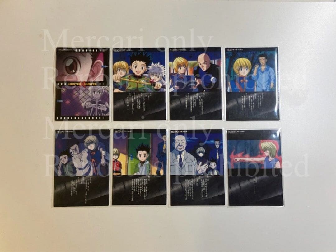 ストーリーカード カードダスマスターズ 8枚セット ハンター×ハンター 旧アニメ