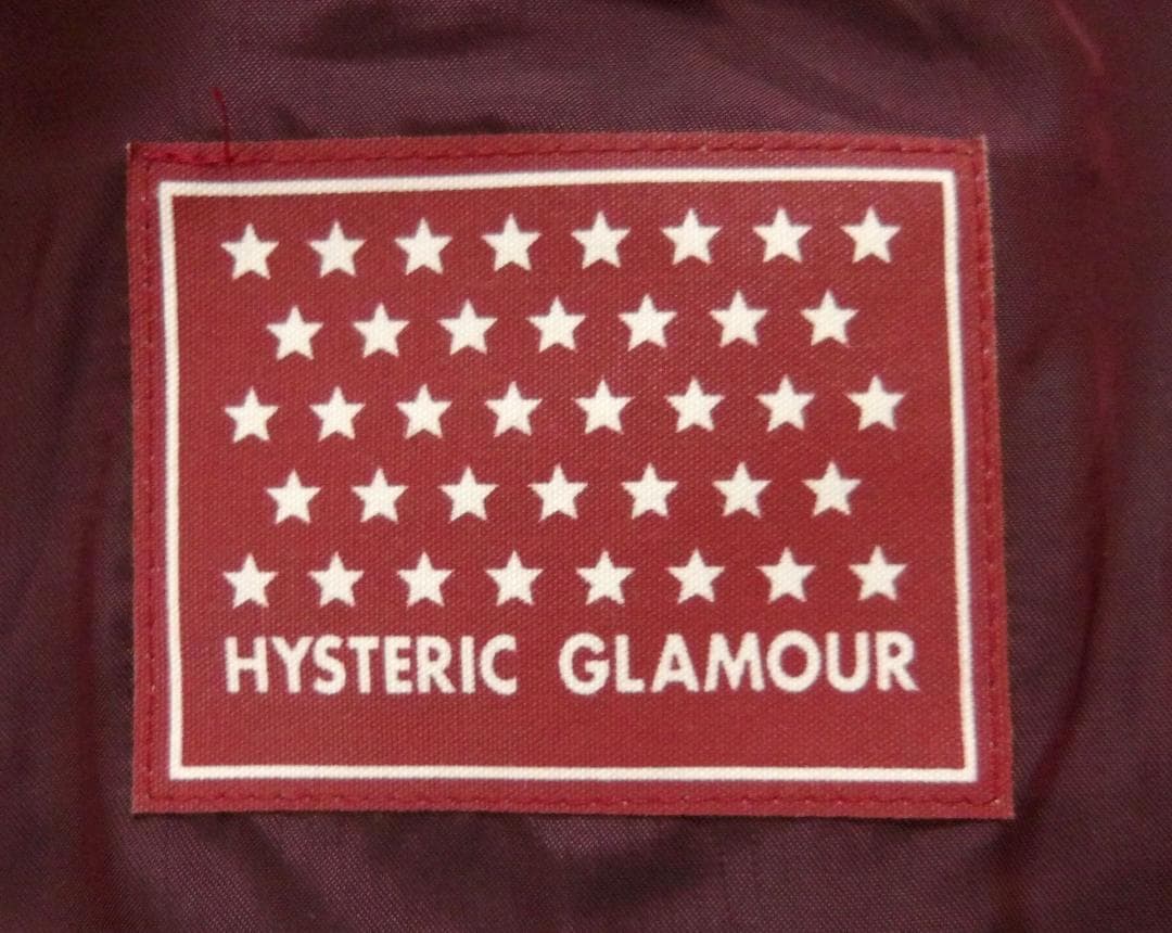 HYSTERIC GLAMOUR ヒステリックグラマー 袖革スタジャン フリー