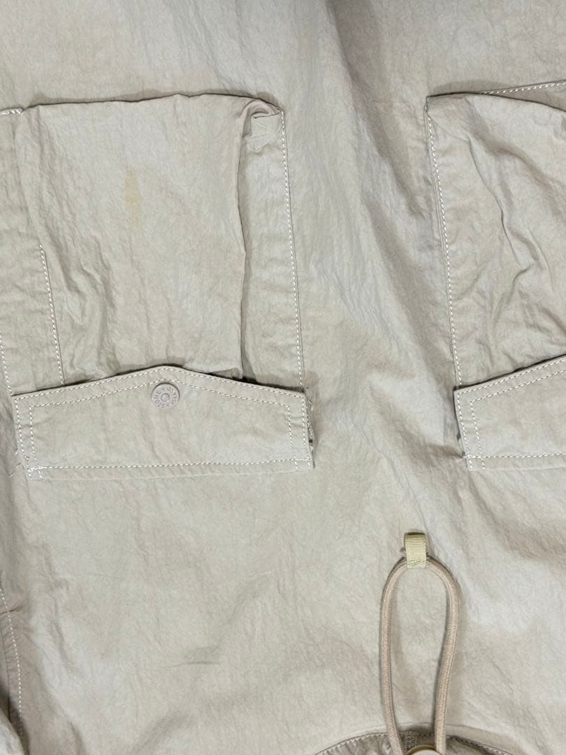 ストーンアイランド　アノラックパーカー　ハーフジップパーカー　ブルゾンベージュL