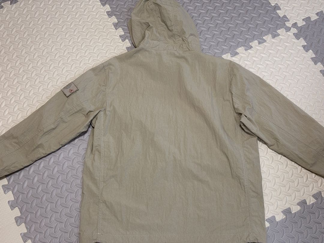 ストーンアイランド　アノラックパーカー　ハーフジップパーカー　ブルゾンベージュL