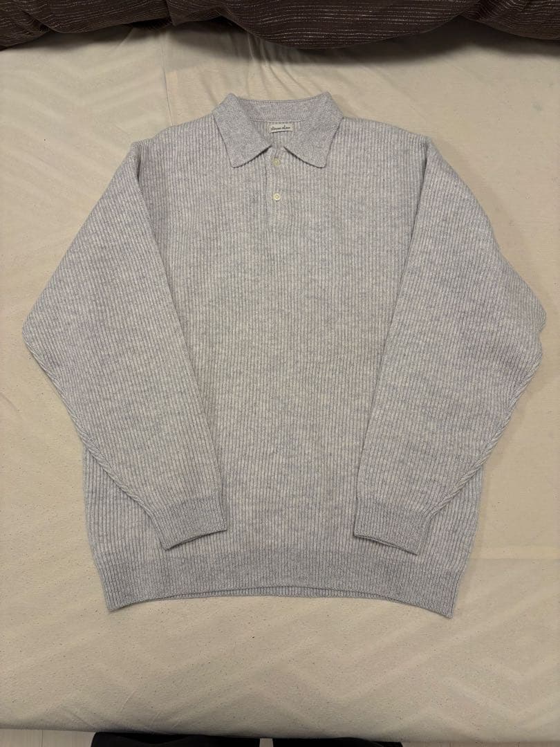 steven alan オーストラリアンラムズウール　ポロカラーニット