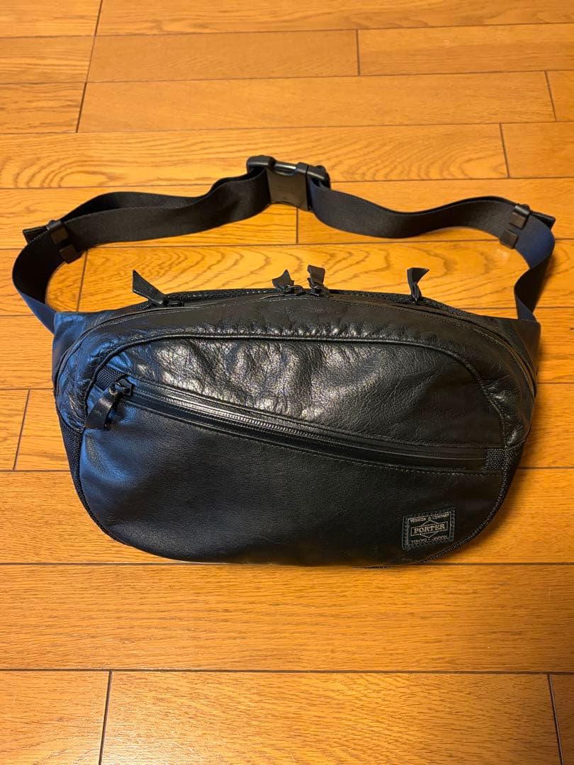 PORTER ポーター ZOOM ズーム レザー ウエストバッグ ボディバッグ