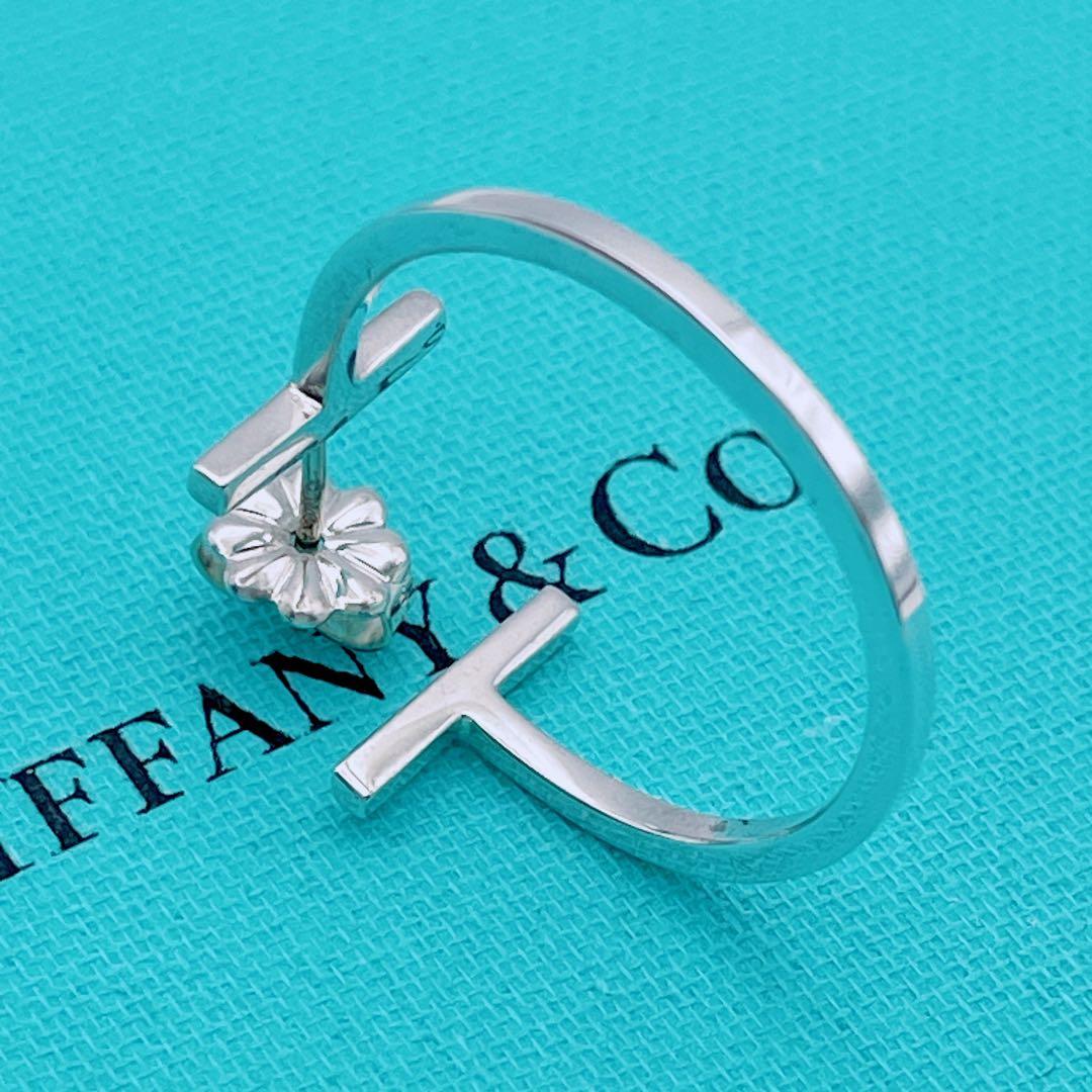 Tiffany & Co.　廃盤　Tワイヤー　ミディアムピアス　フープ　片耳