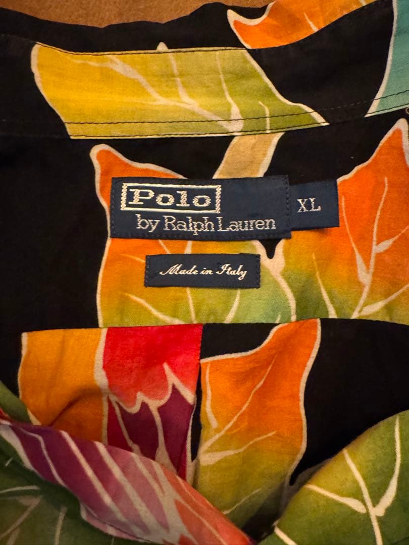 90s Dead stock ラルフローレン アロハシャツ 鳥柄 ハワイ 希少