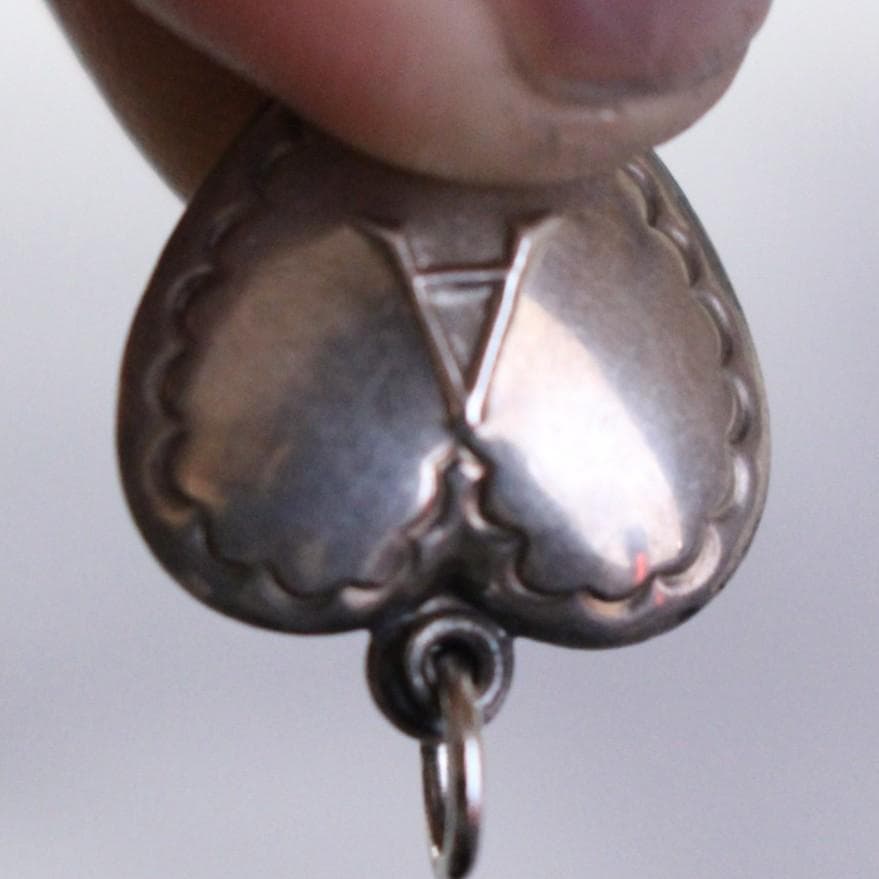 40s　スウィートハートジュエリー　WW2　シルバー　チャーム　イニシャル　A