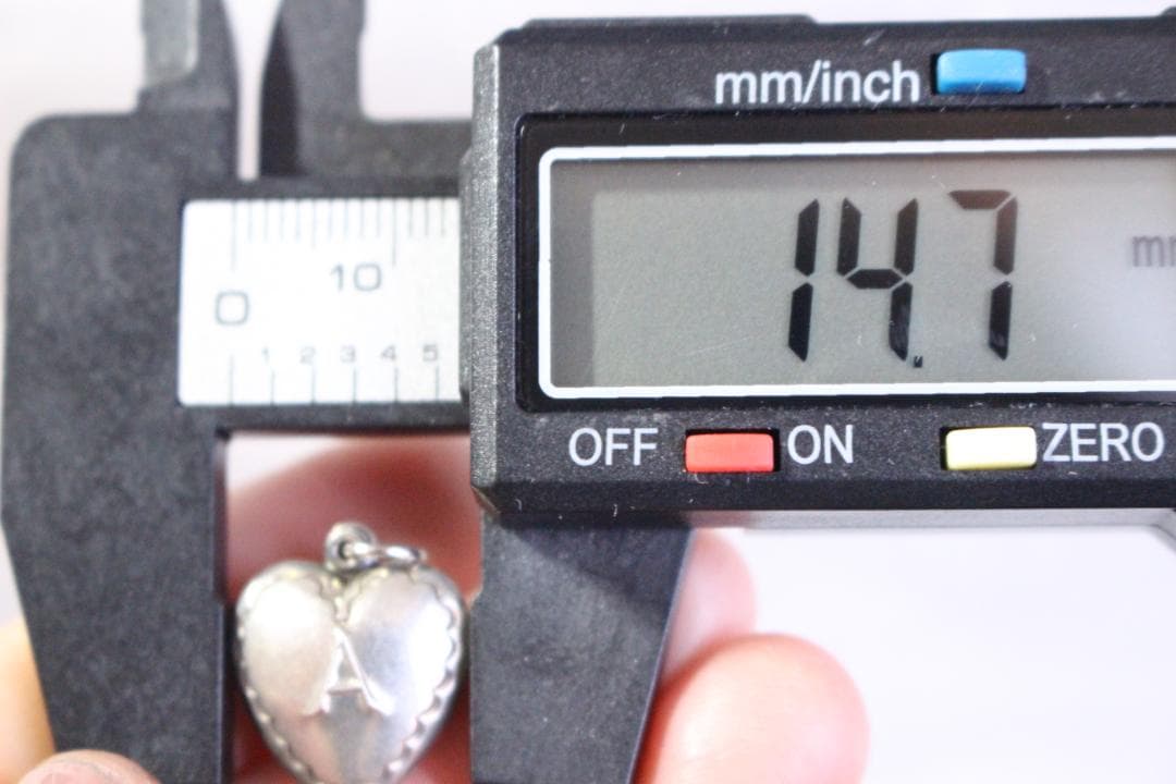 40s　スウィートハートジュエリー　WW2　シルバー　チャーム　イニシャル　A