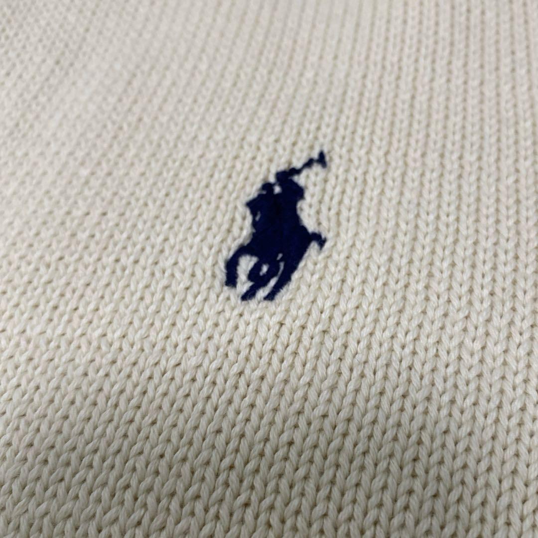 美品　ポロラルフローレン　ビームス別注　ニットベスト　コットン　ポニー刺繍　ＸＬ