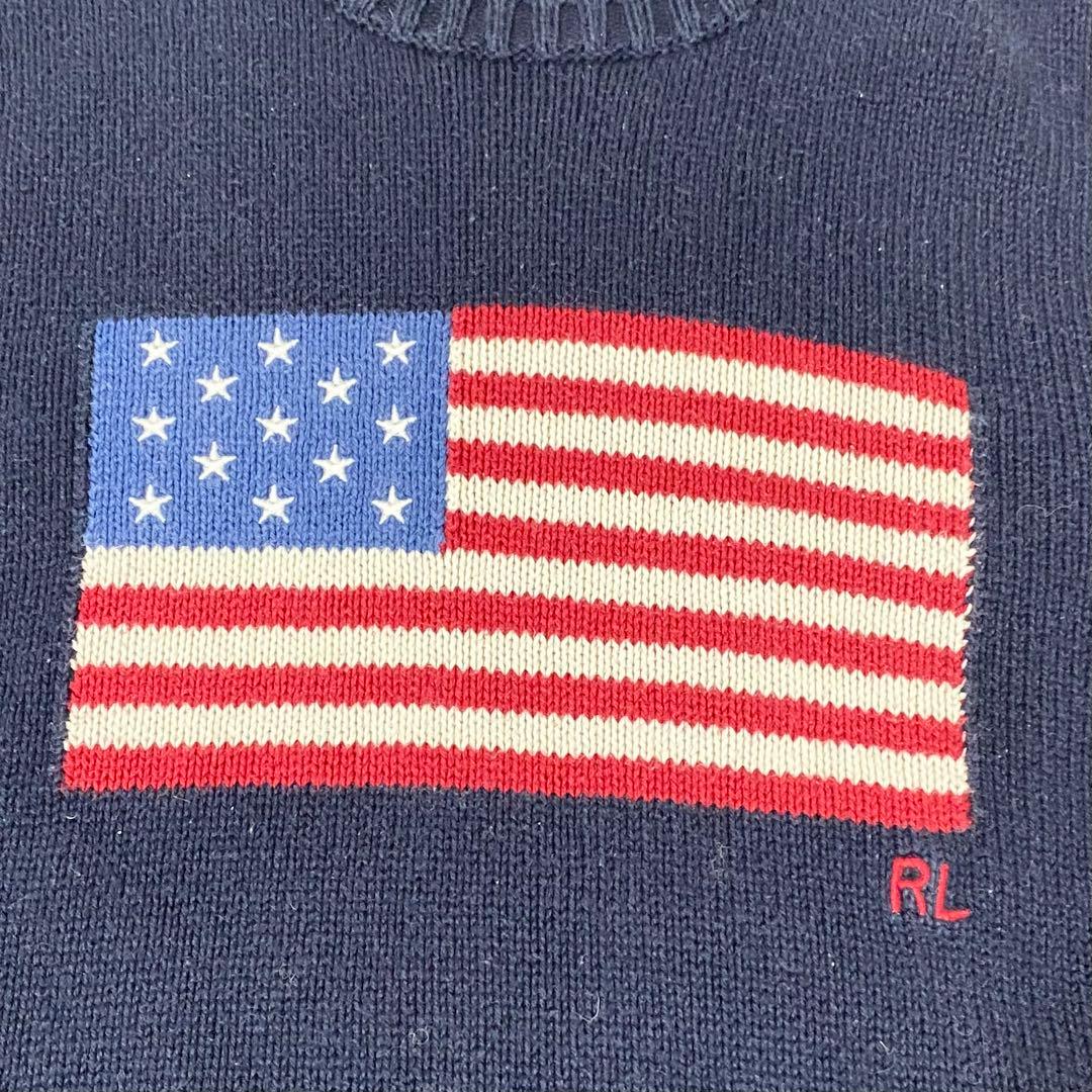 POLO RALPH LAUREN ポロラルフローレン ニット セーター 星条旗