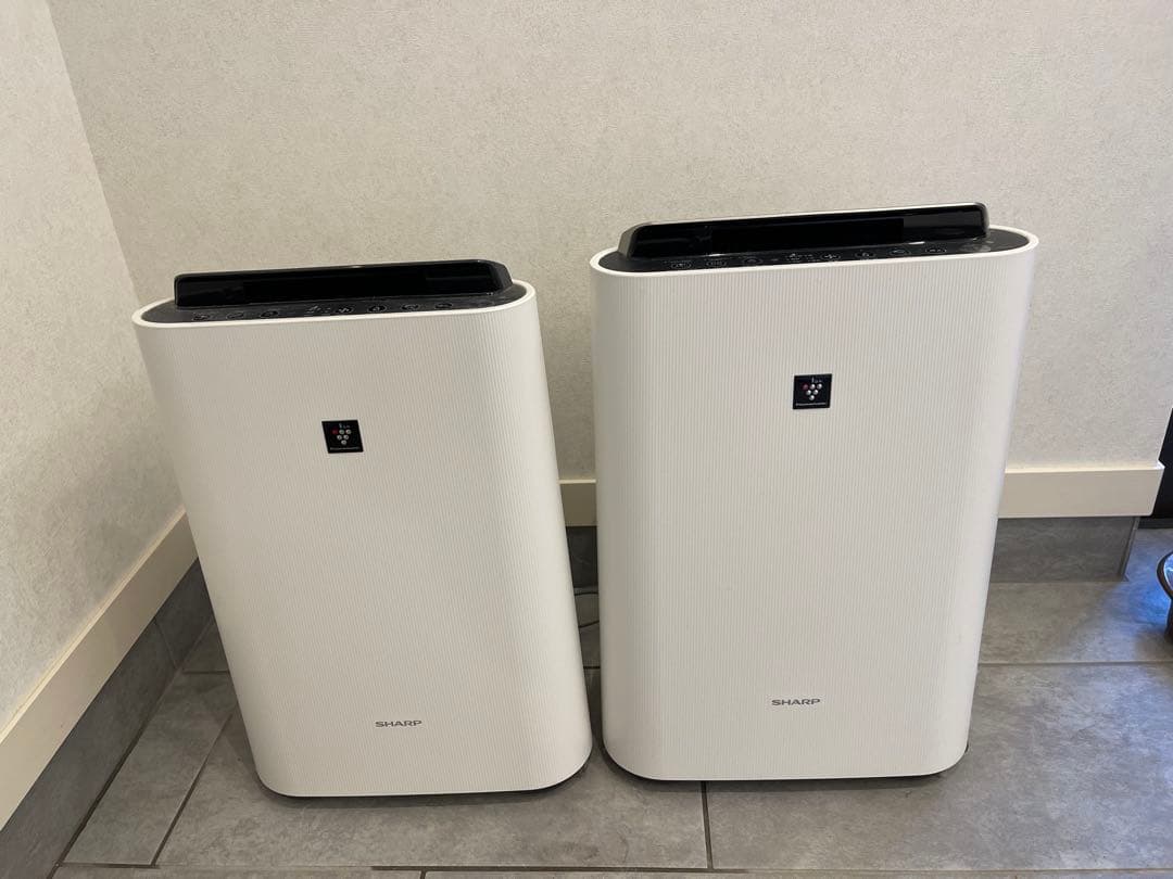 2台SHARP シャープ 加湿空気清浄機 KC-F70-W/KC-F50-W