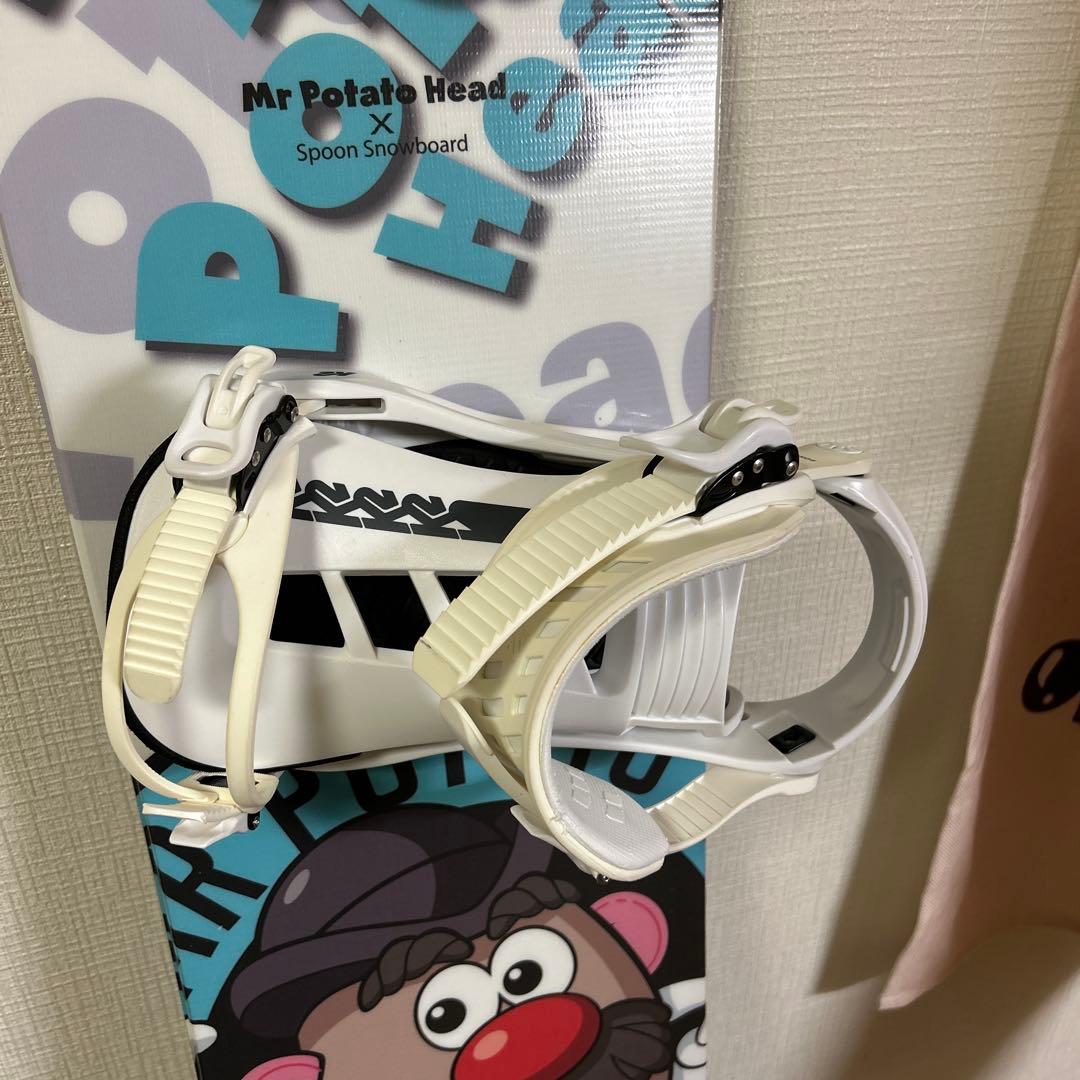 Spoon スノーボード 150cm & K2 ビンディング 2点セット