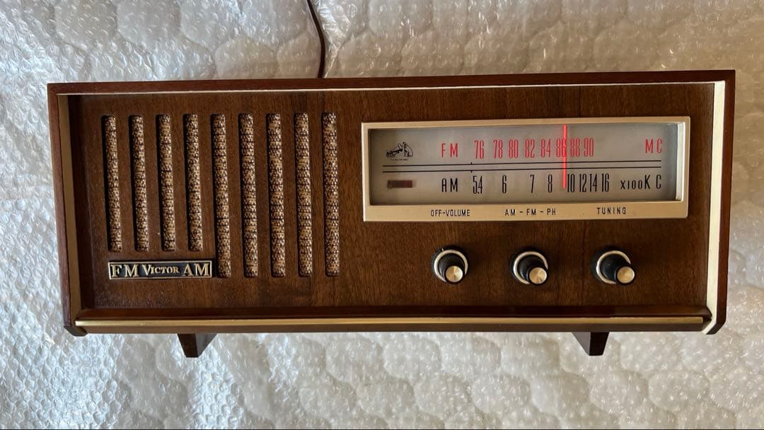 【美品】ビクターF-221　真空管ラジオ