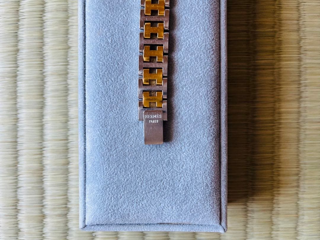 HERMES☆エルメス☆クリッパーコンビ☆クォーツ☆電池交換済み