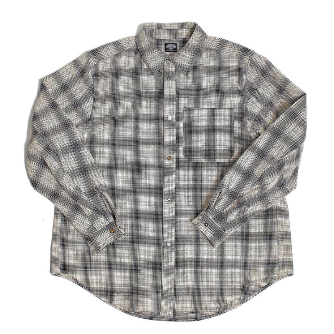 トップス TSY ORIGINAL OMBRE CHECK SHIRTS