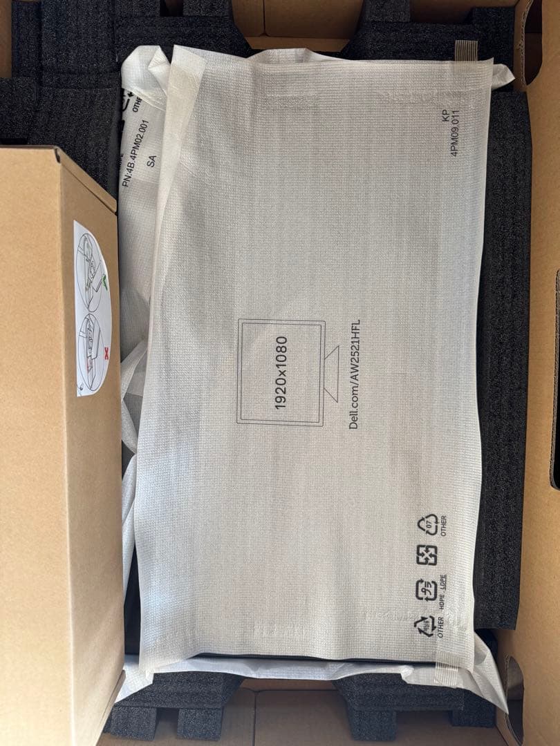 ALIENWARE ディスプレイ モニター AW2521HFL