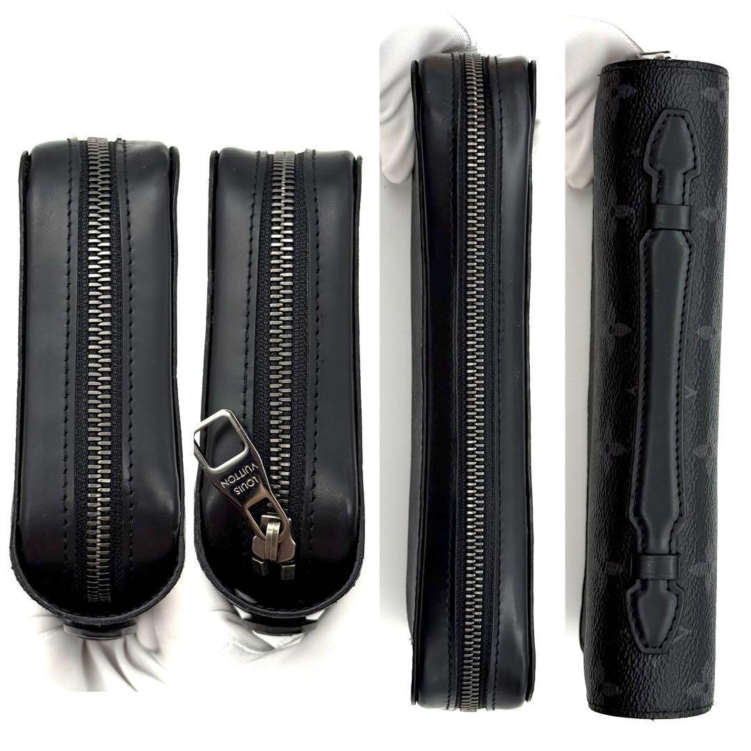 使用わずか✨ルイヴィトン LV モノグラム エクリプス ジッピーXL N25