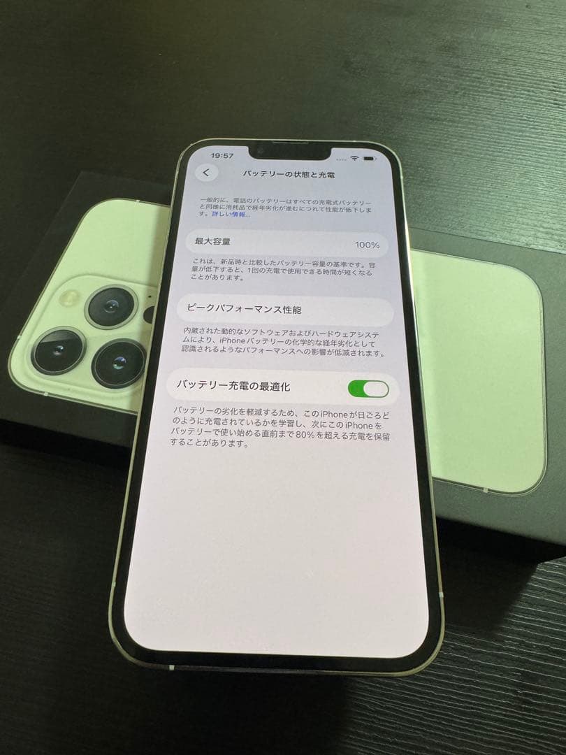 Apple iPhone 13 Pro 256GBバッテリー残量100%シルバー