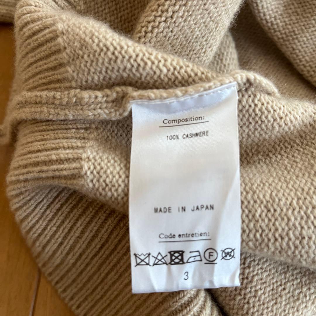 HERILL ヘリル ゴールデンキャッシュカシミヤタートルネックニット　サイズ3