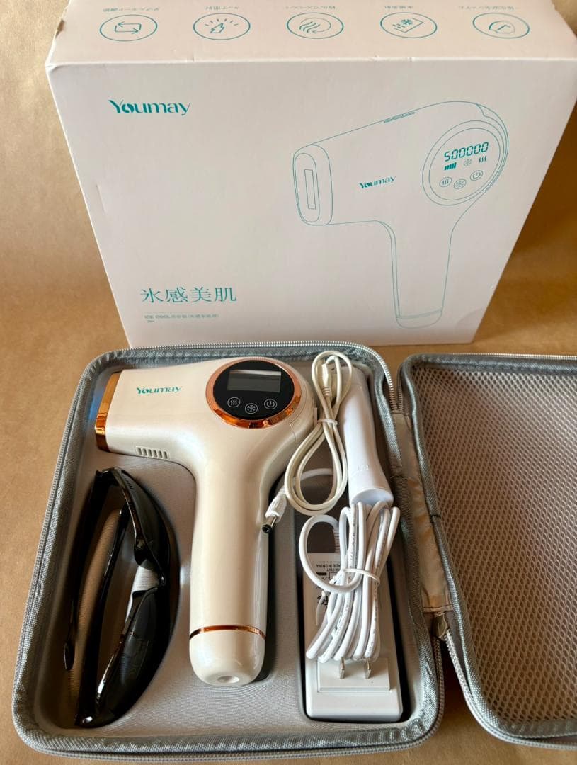 【在庫売り尽くし☆大特価】サロンレベルの脱毛体験 冷却機能付き IPL光脱毛器