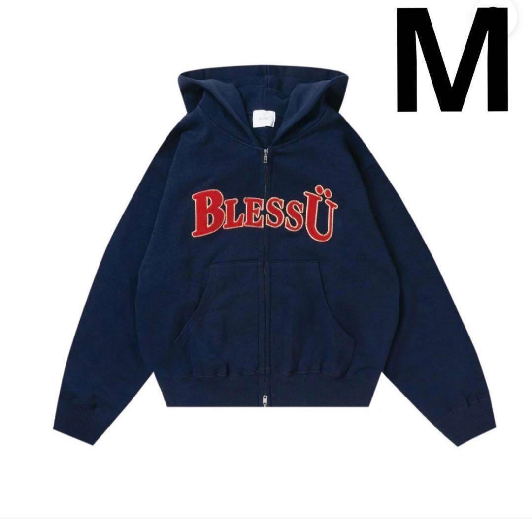 BlessÜ ネイビー パーカー M