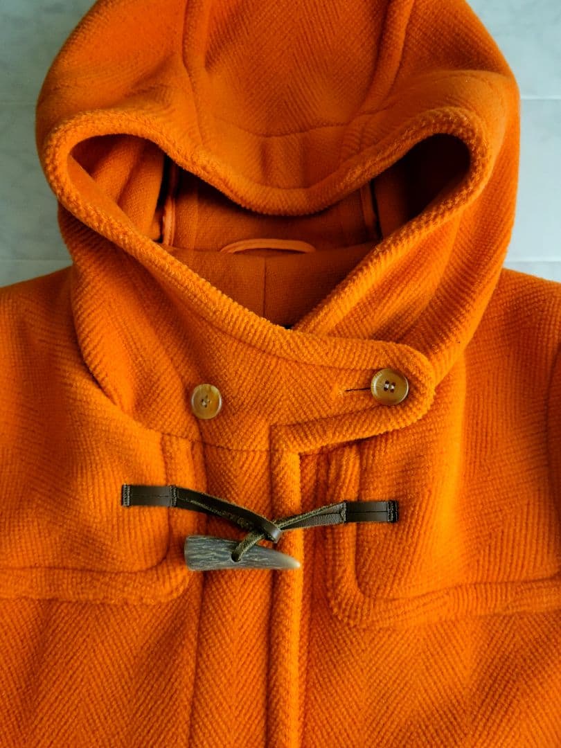 OLD ENGLAND オールドイングランドクラシカル上品ダッフルコートオレンジ