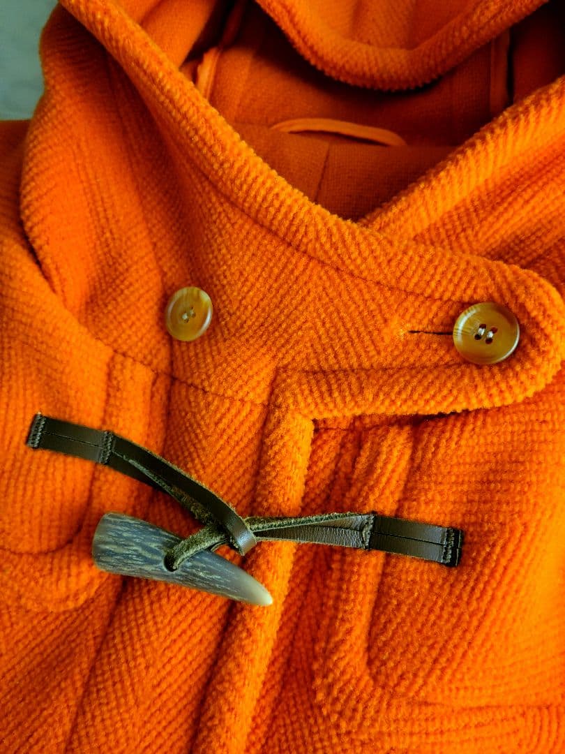 OLD ENGLAND オールドイングランドクラシカル上品ダッフルコートオレンジ