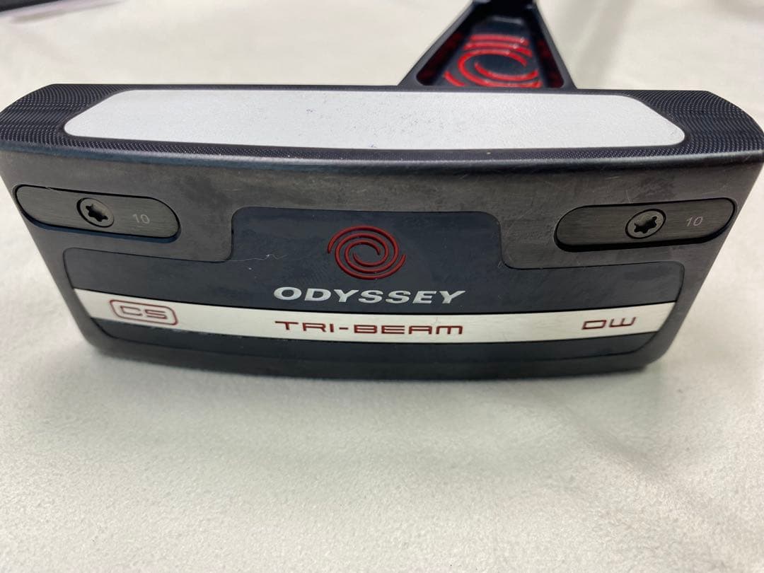 ヘッドは美品オデッセイパター34インチ　トライビームTRI-BEAM CS DW
