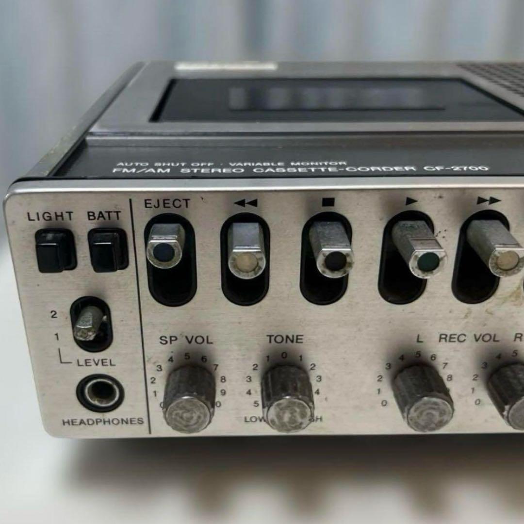 【レトロ美品】SONY ステレオカセットデッキCF-2700
