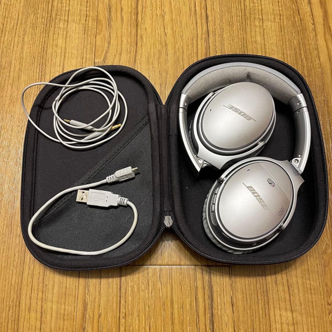 良品！BOSE QUIETCOMFORT35 ll シルバー ヘッドホン