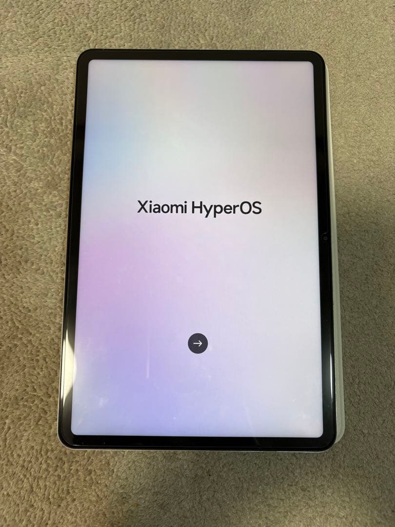 Xiaomi Pad 6 8GB シャンパンゴールド　日本版　Android