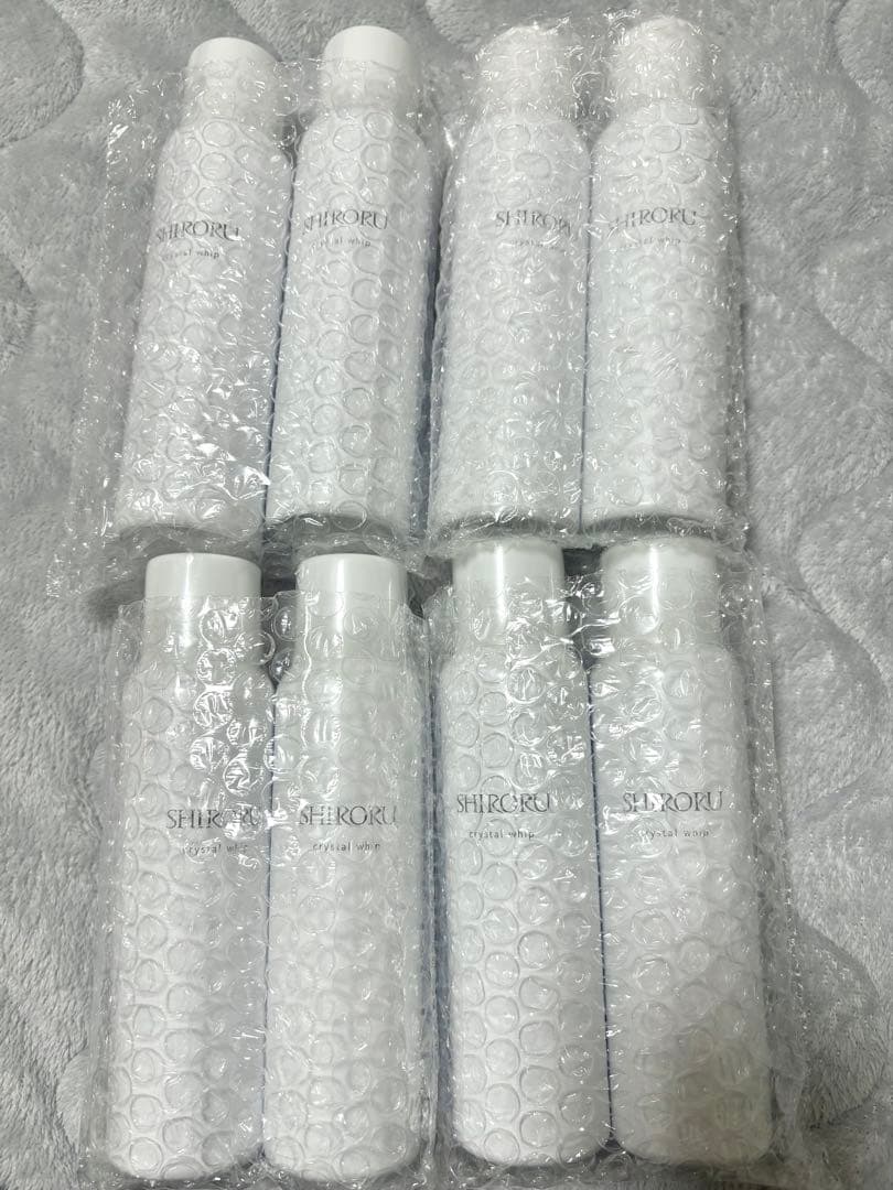 SHIRORU クリスタルホイップ 洗顔料120g×8本セット【新品未開封品】