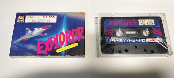 EXPLORER FM-7 カセットテープ