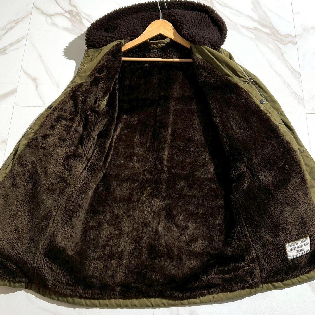 極美品✨ワコマリア 名作 モッズコート 希少S ボア 刺繍 メンズ ミリタリー