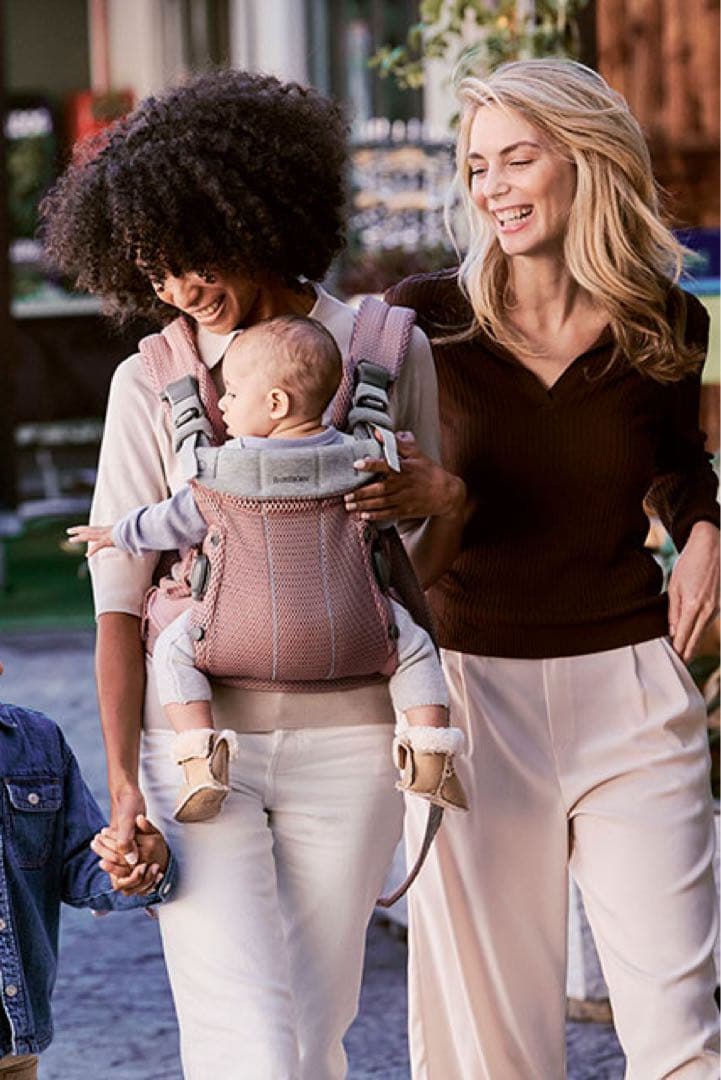 メッシュ素材 ピンク 抱っこひも　#ピンク#女の子#箱付き#おしゃれ