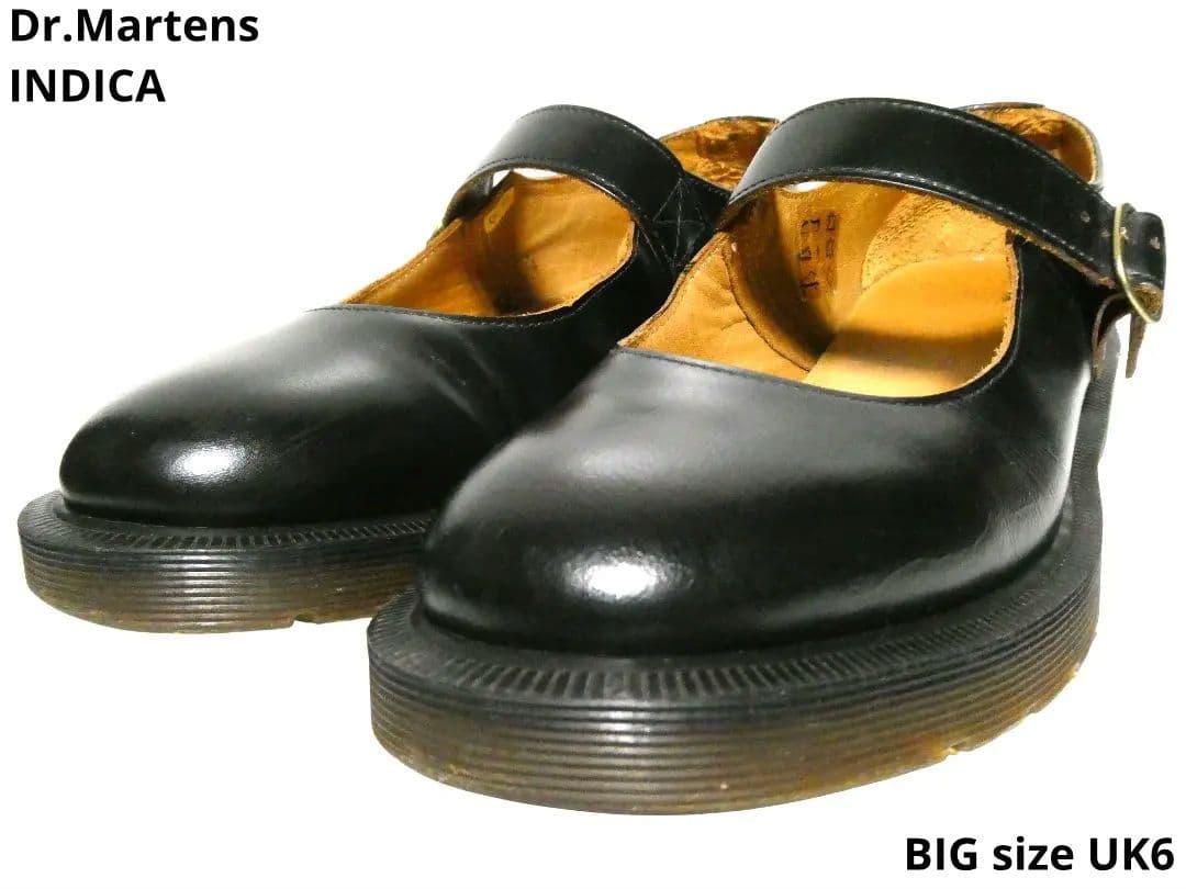 激レア！ビッグサイズUK6！ドクターマーチンINDICAワンストラップパンプス