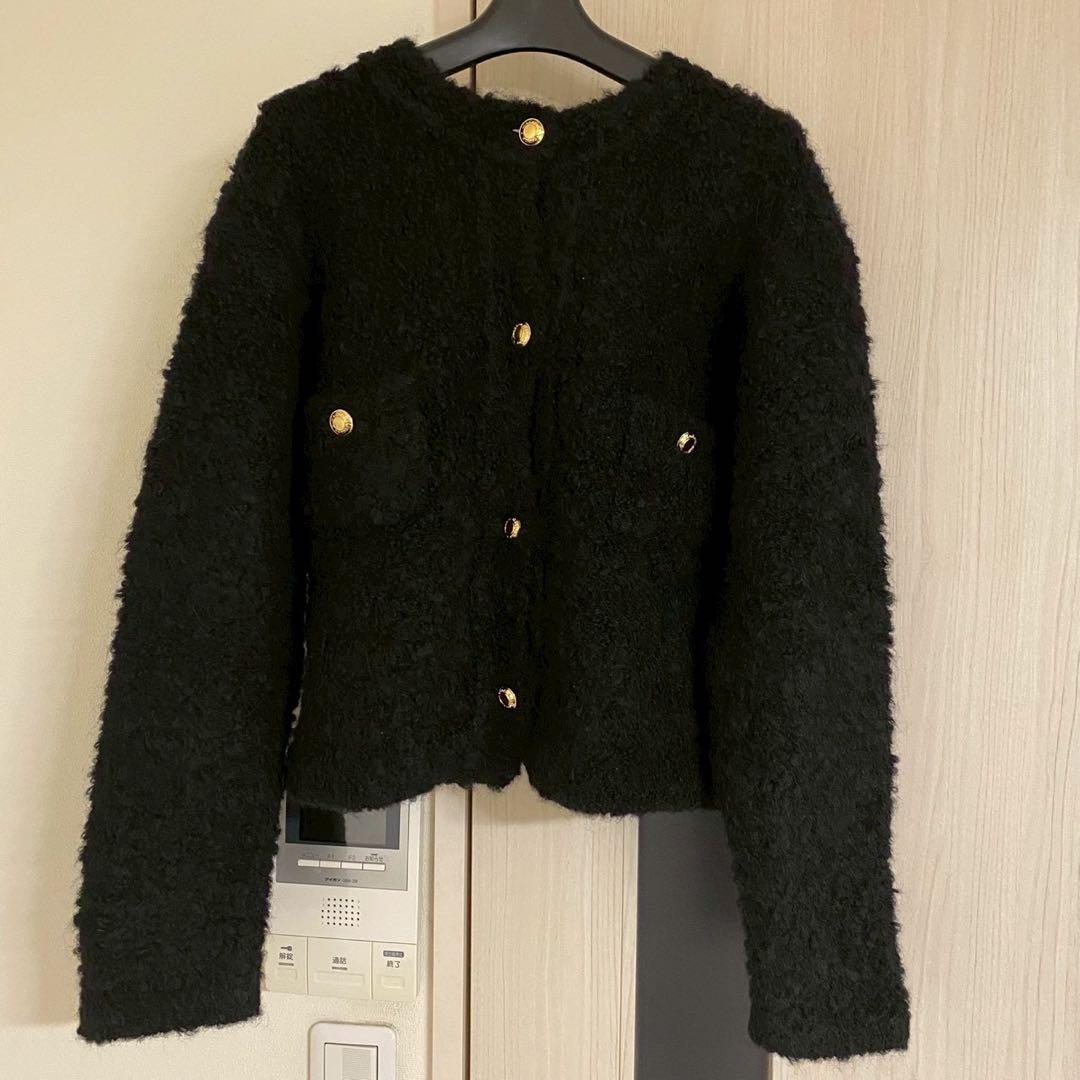 新品　タグ付き　Deuxieme Classe Knit ツイードジャケット