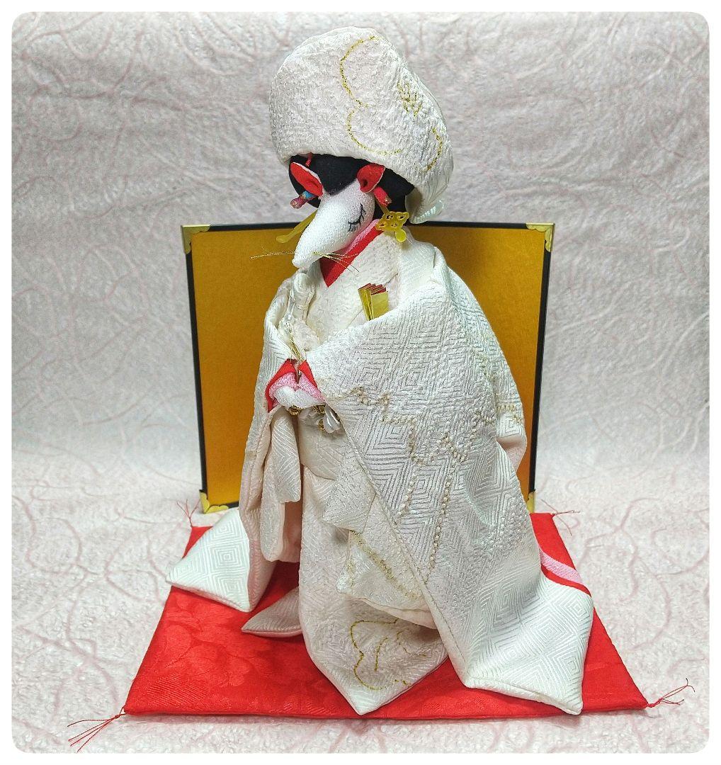 ちりめん細工 狐の花嫁