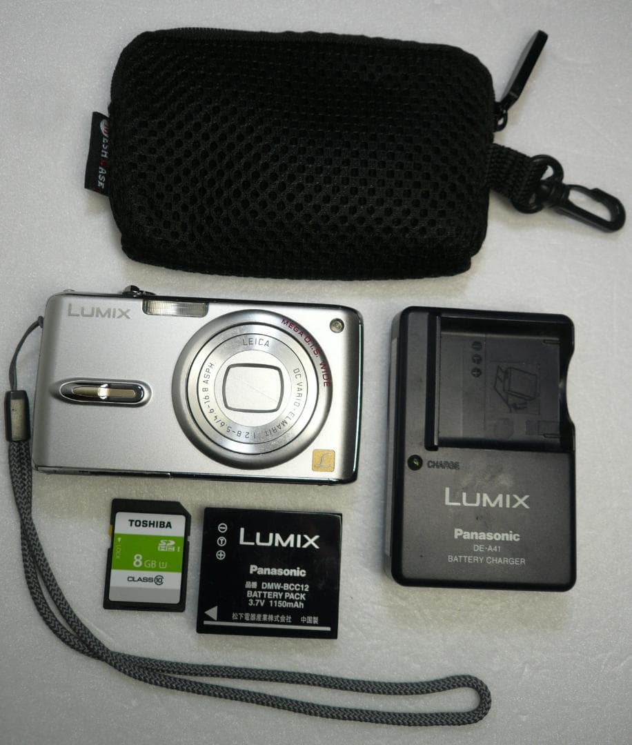 LUMIX★DMC-FX07⚠️必読有⭐️美品⭕️安心の実働品★シルバー