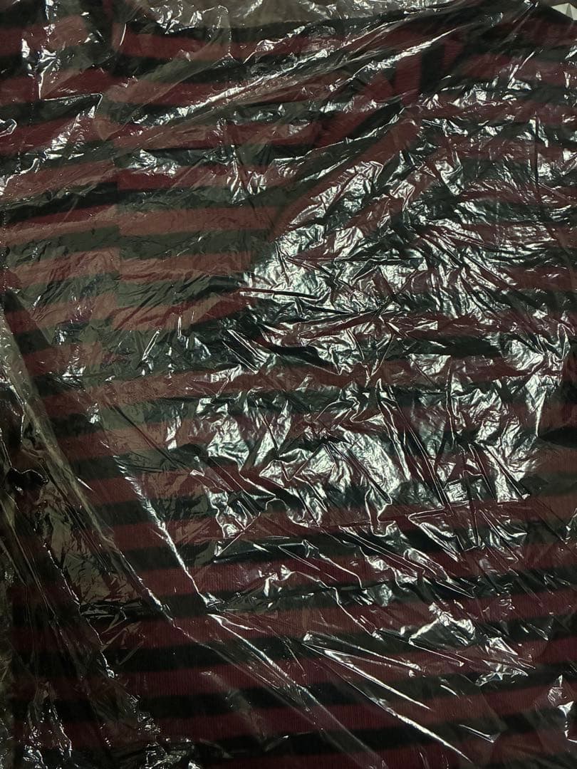 超希少サンローランSaint Laurent ボーダータートルカットソー赤黒S